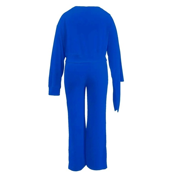 2 Piece: Slanted Shoulder Long Sleeve Tops w/Matching Drawstring Pants, NWOT - Picture 4 of 10